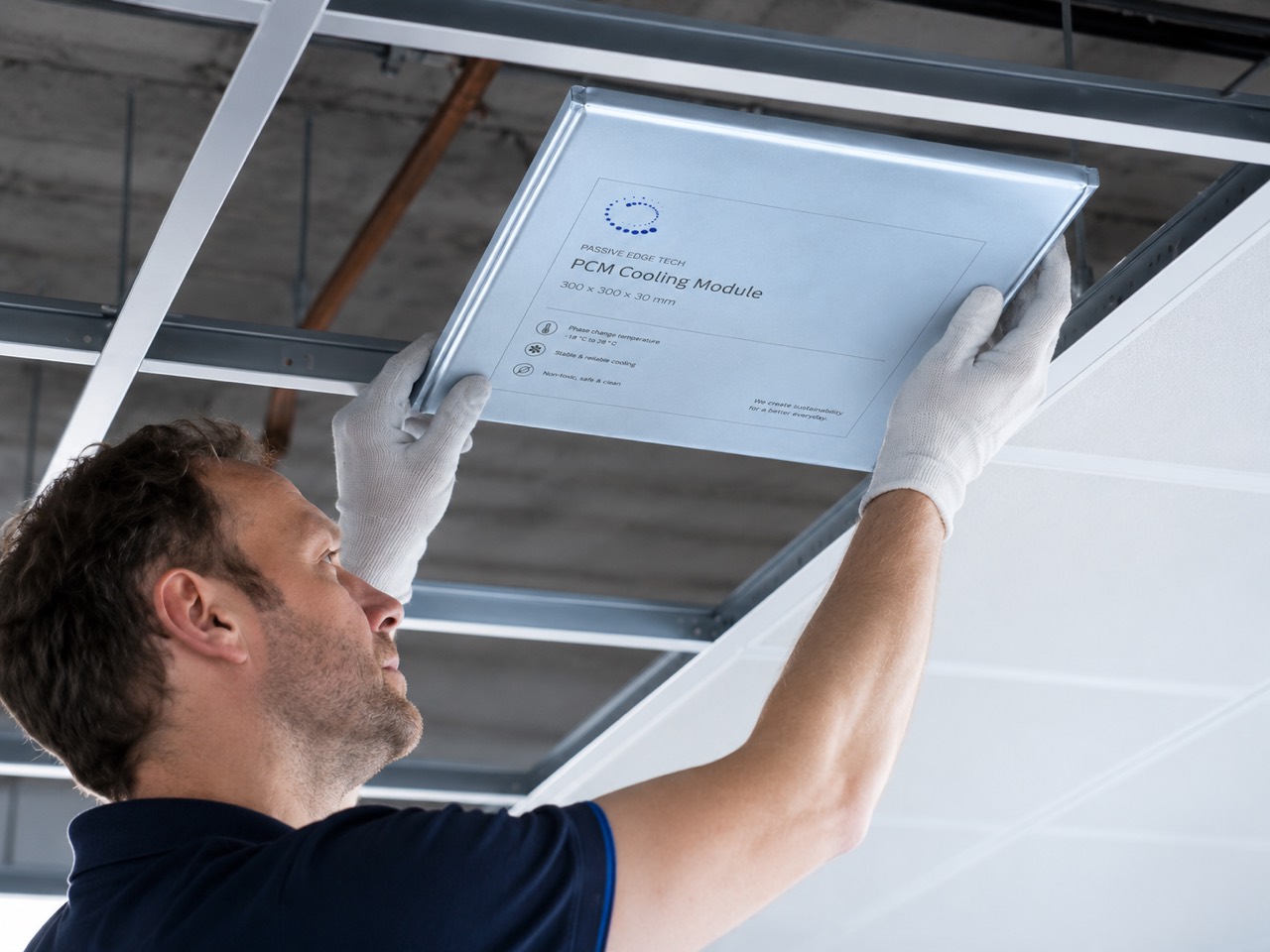 edge comfort PCM-Modul Deckenmontage
