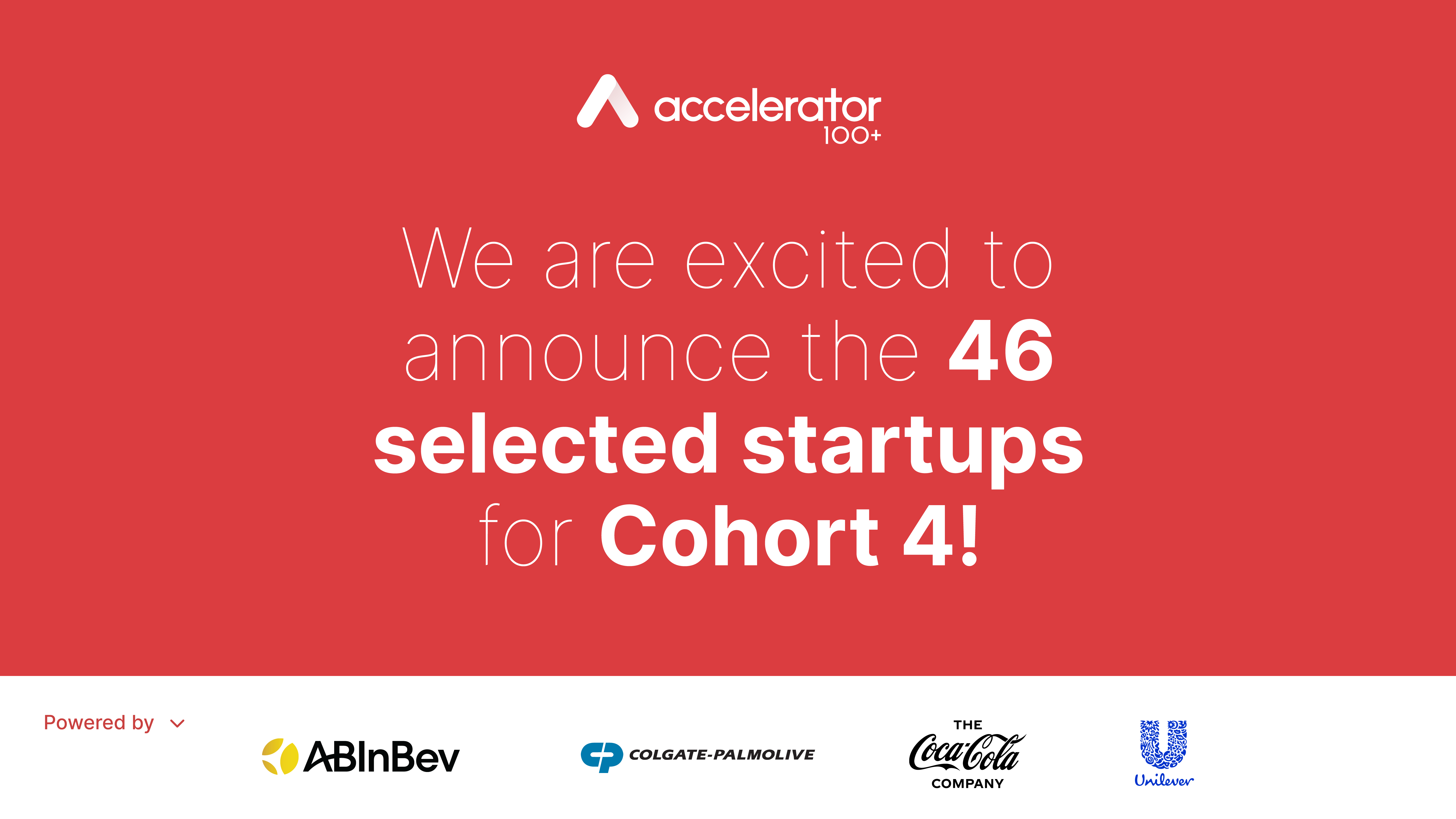 100+ Accelerator · Cohort 4 selection