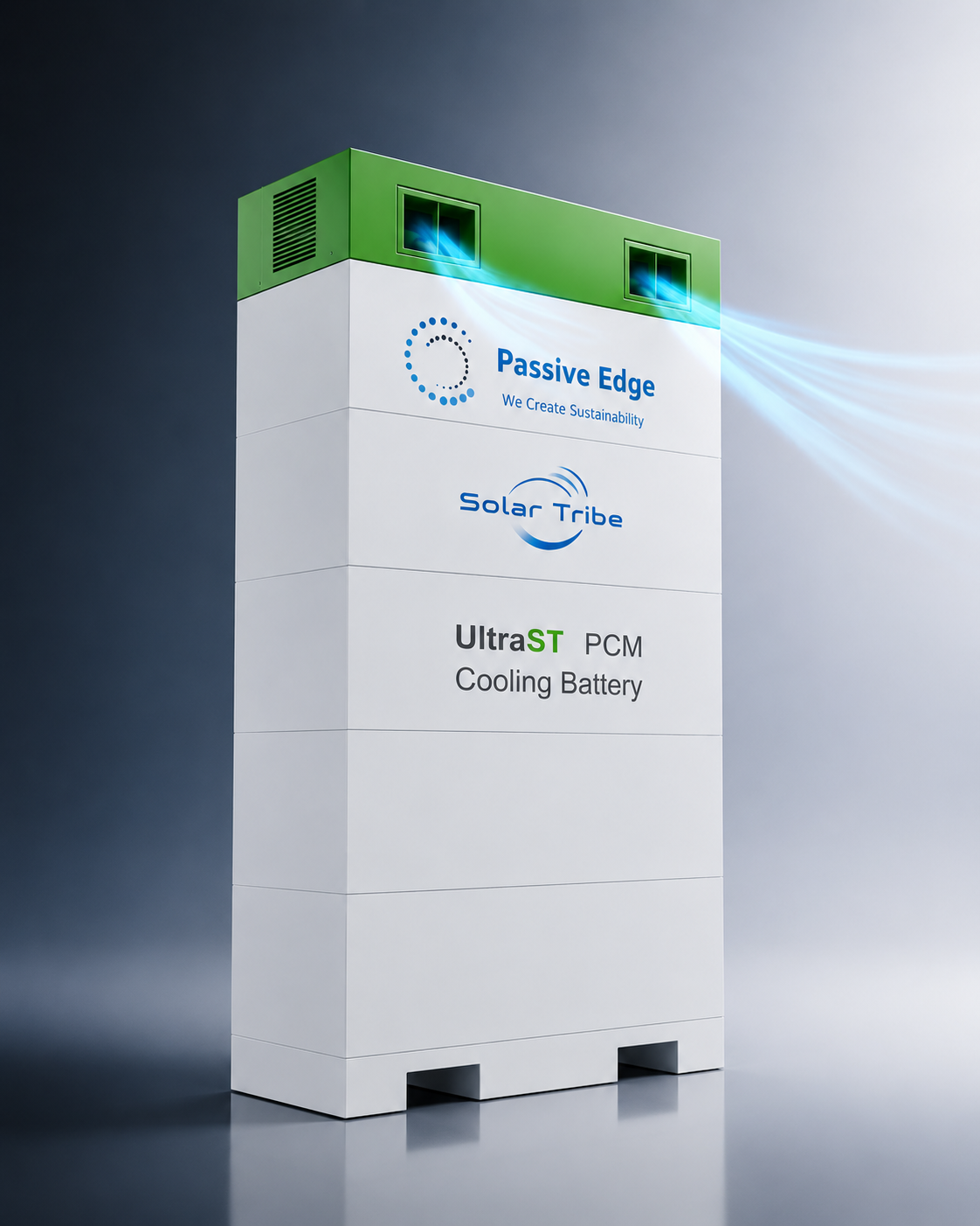 SolarCool Kit — modular UltraST PCM cooling battery by Solar Tribe